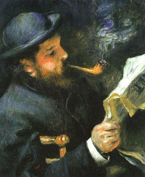 Pierre-Auguste Renoir Portrat Claude Monet Spain oil painting art
